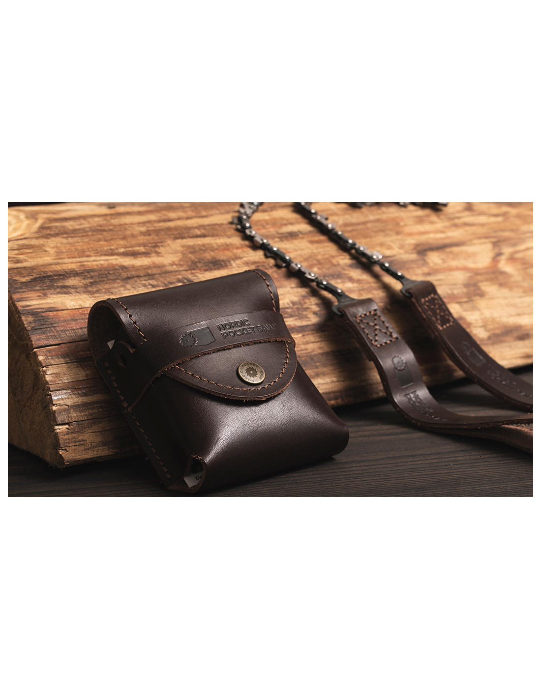 Premium Sierra Leather Handles Nordic Pocket Saw