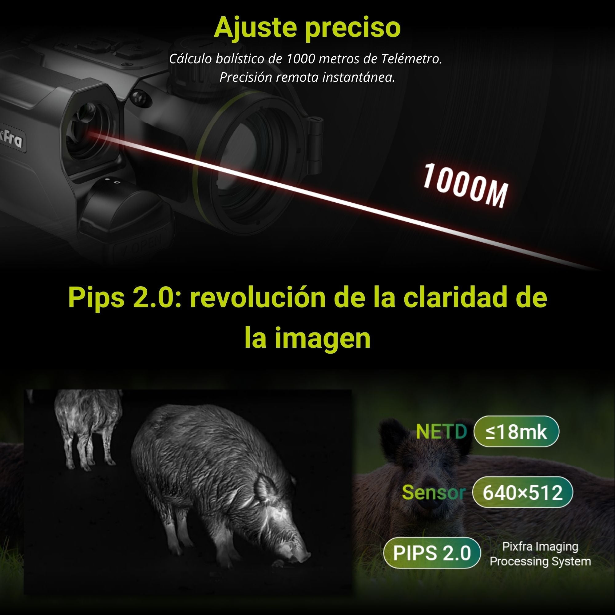 PIXFRA Taurus · Clip-on Térmico