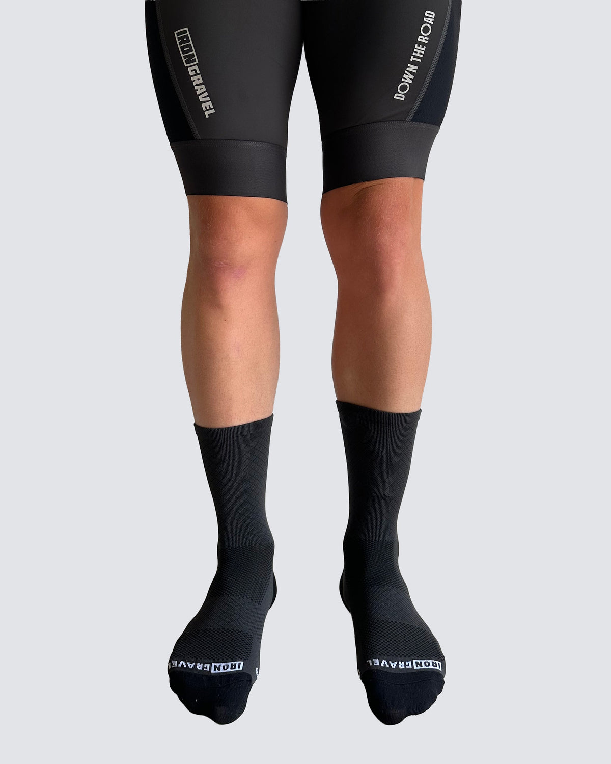 Calcetines de Ciclismo Iron Gravel — Stone Grey