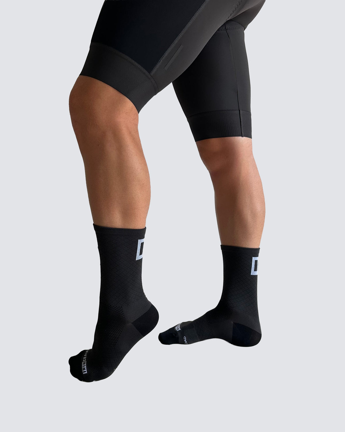 Calcetines de Ciclismo Iron Gravel — Stone Grey