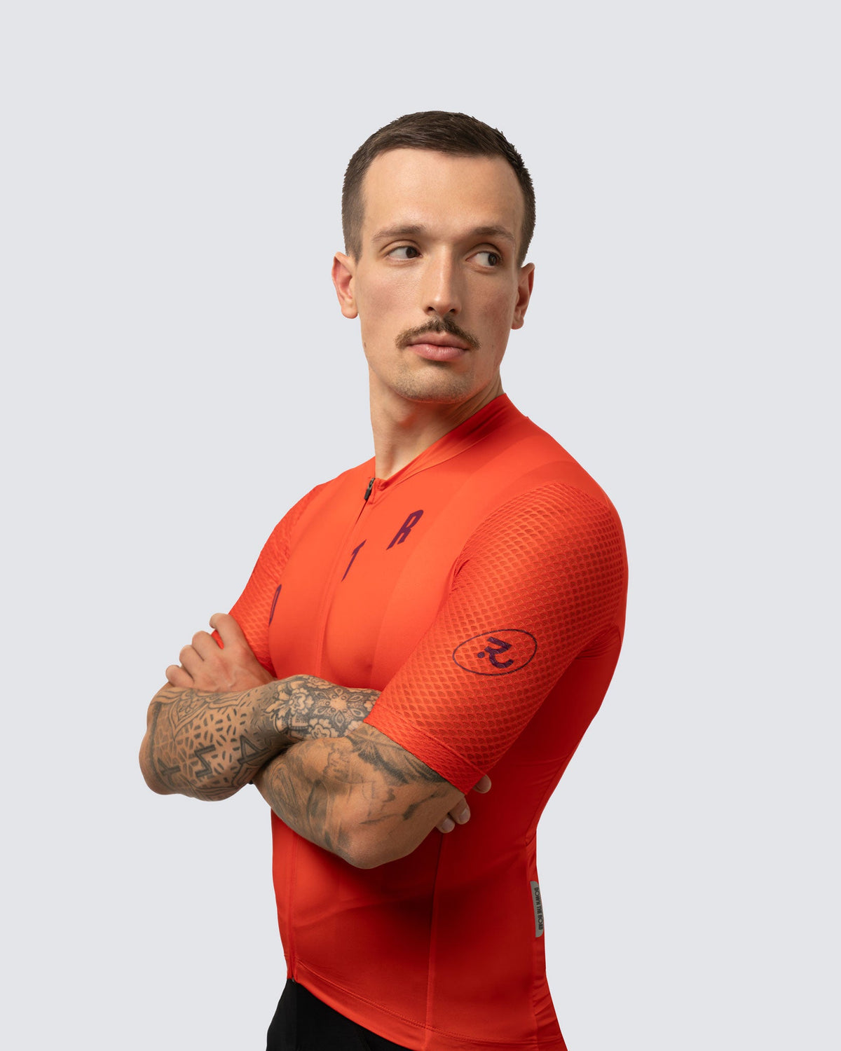 Maillot Paceline Hombre — Vivid Red