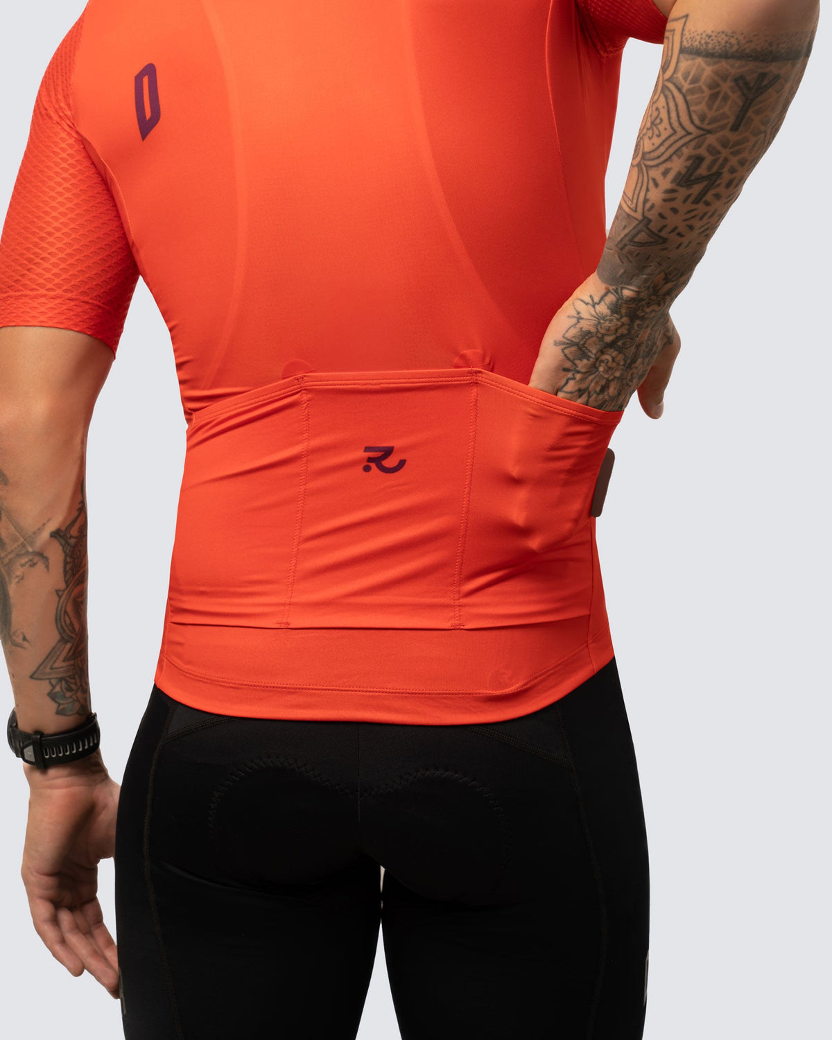 Maillot Paceline Hombre — Vivid Red