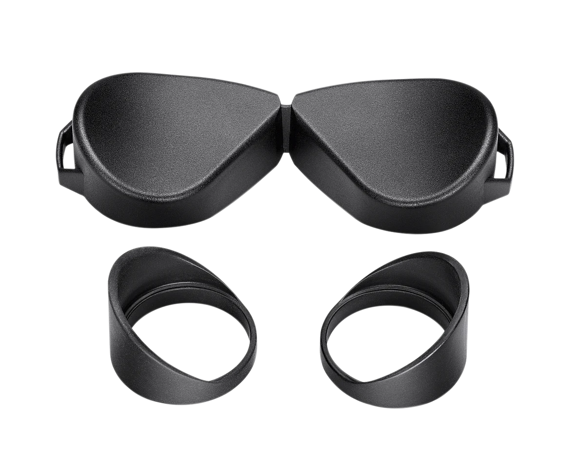 Set of glasses against side light