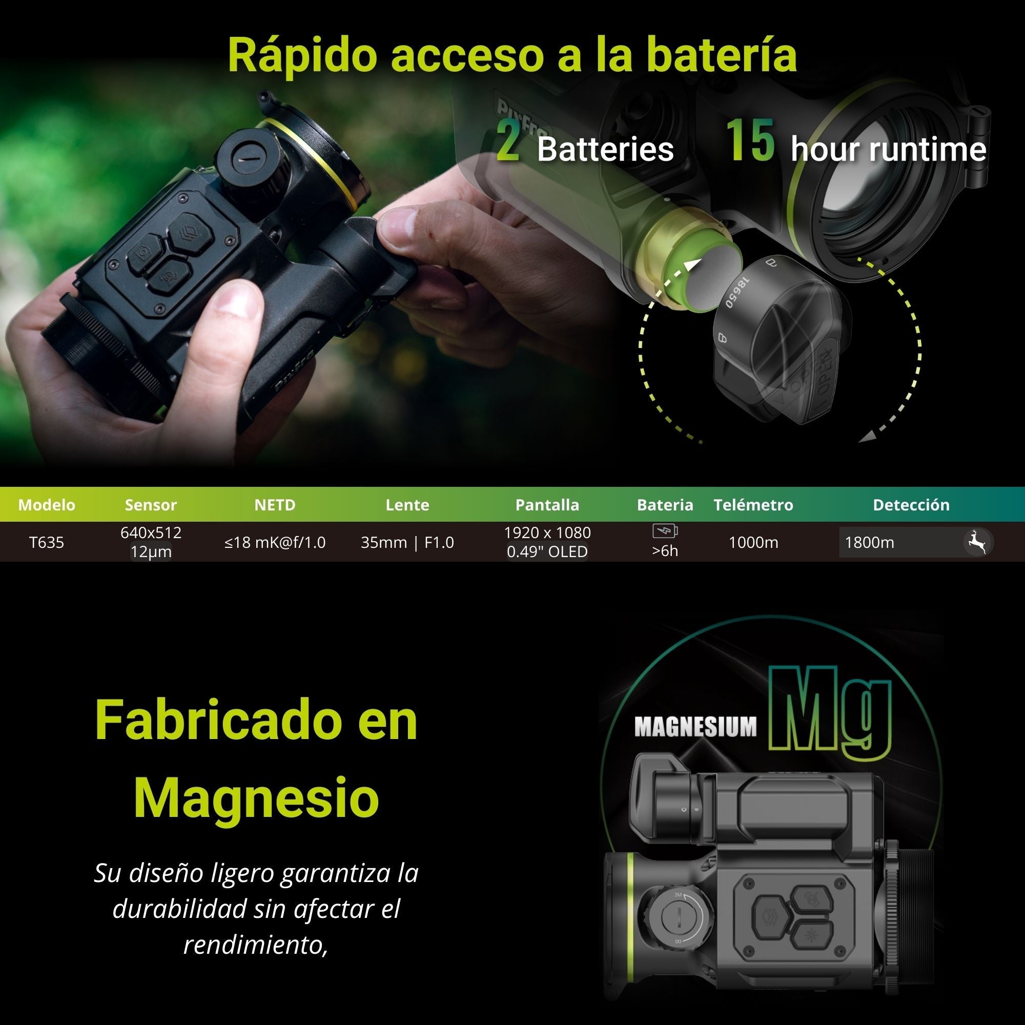 PIXFRA Taurus · Clip-on Térmico