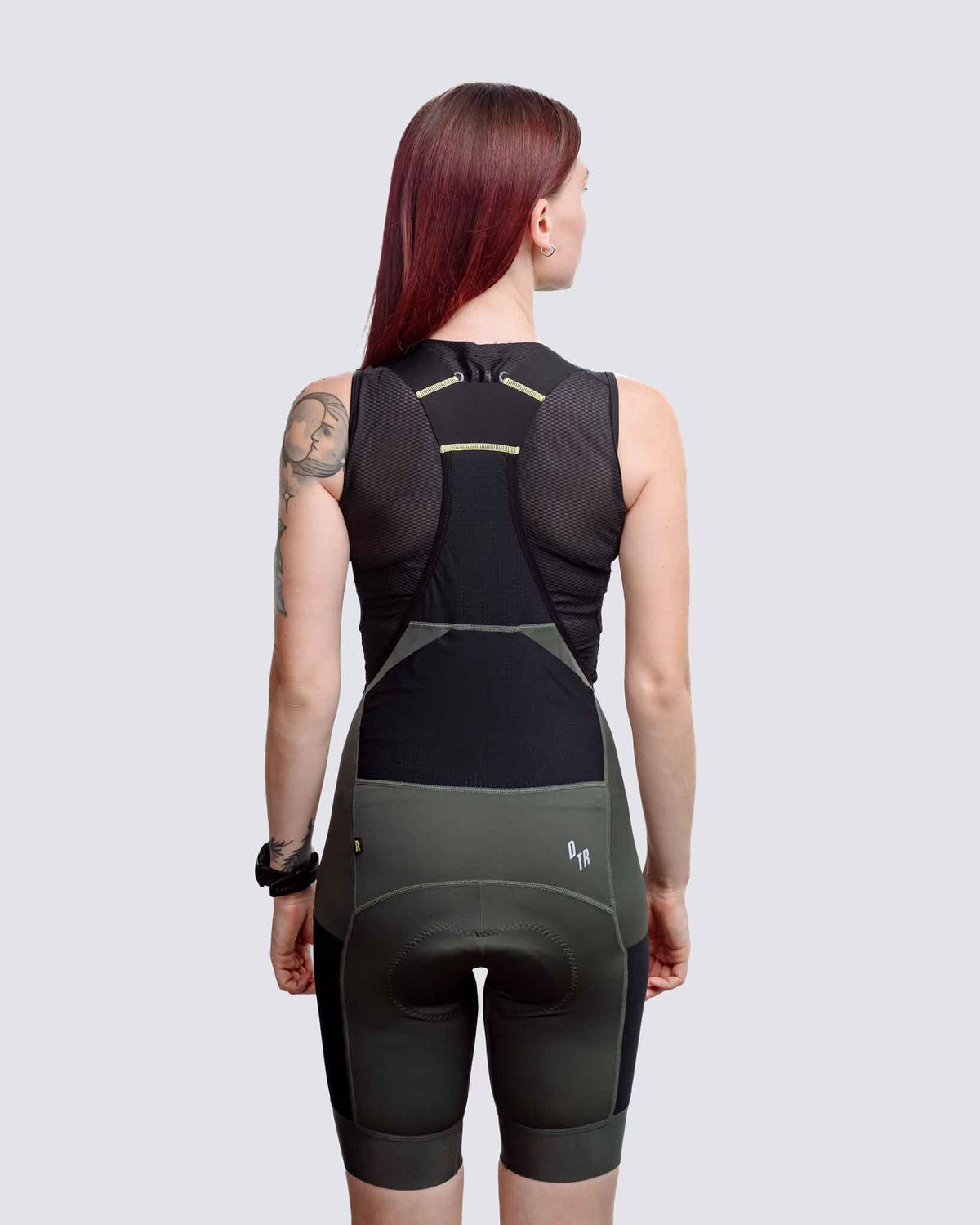 Culotte Gravel Cargo Mujer — Forest Green