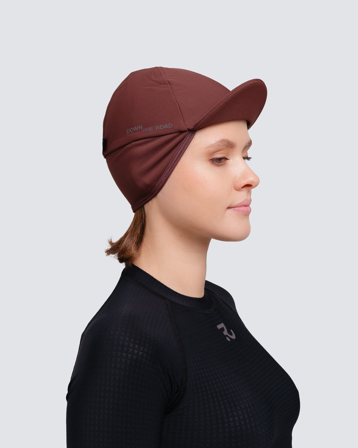 Gorra Térmica de Ciclismo con Visera — Terra Brown
