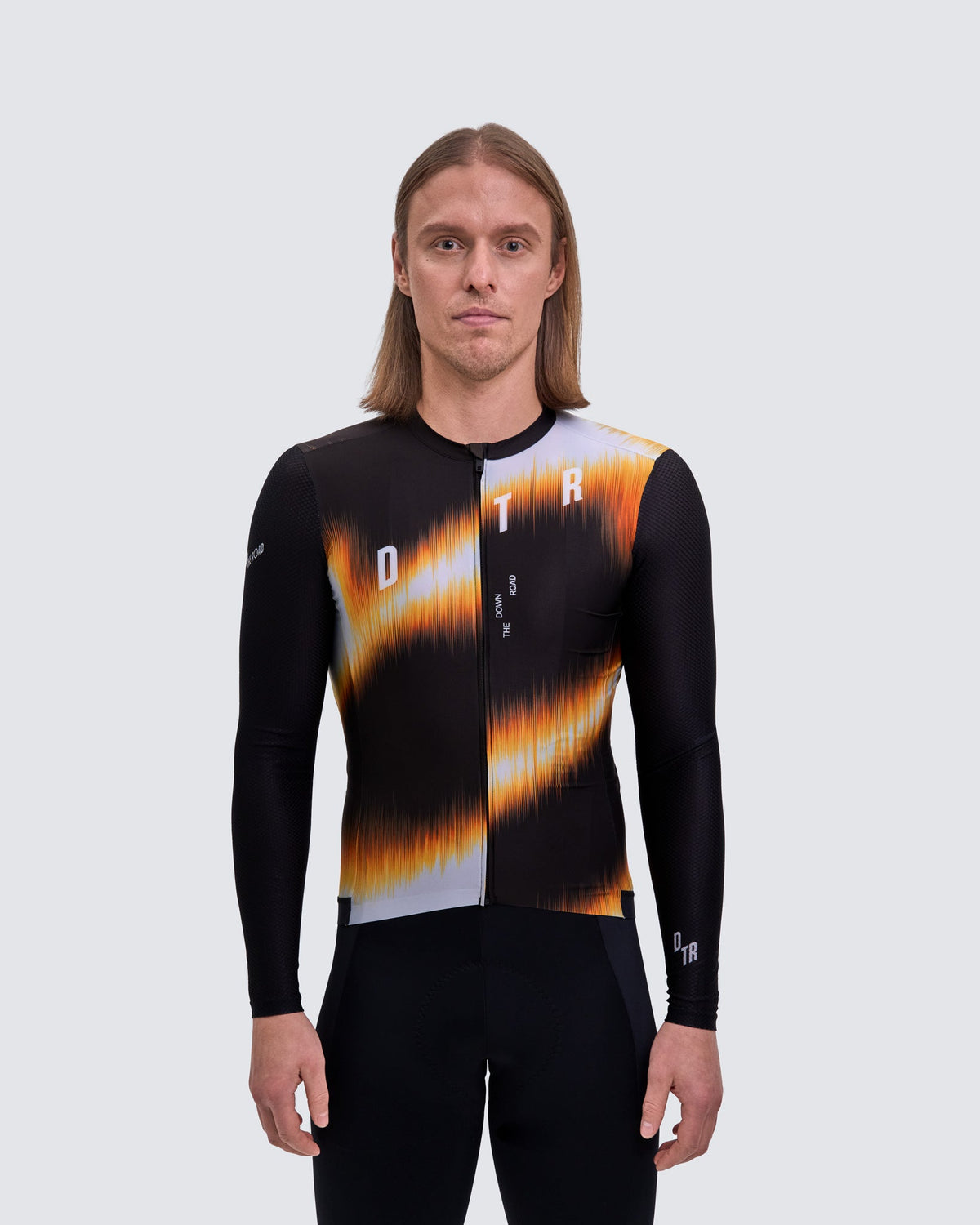 Maillot Manga Larga Resilience Hombre — Brown and Black