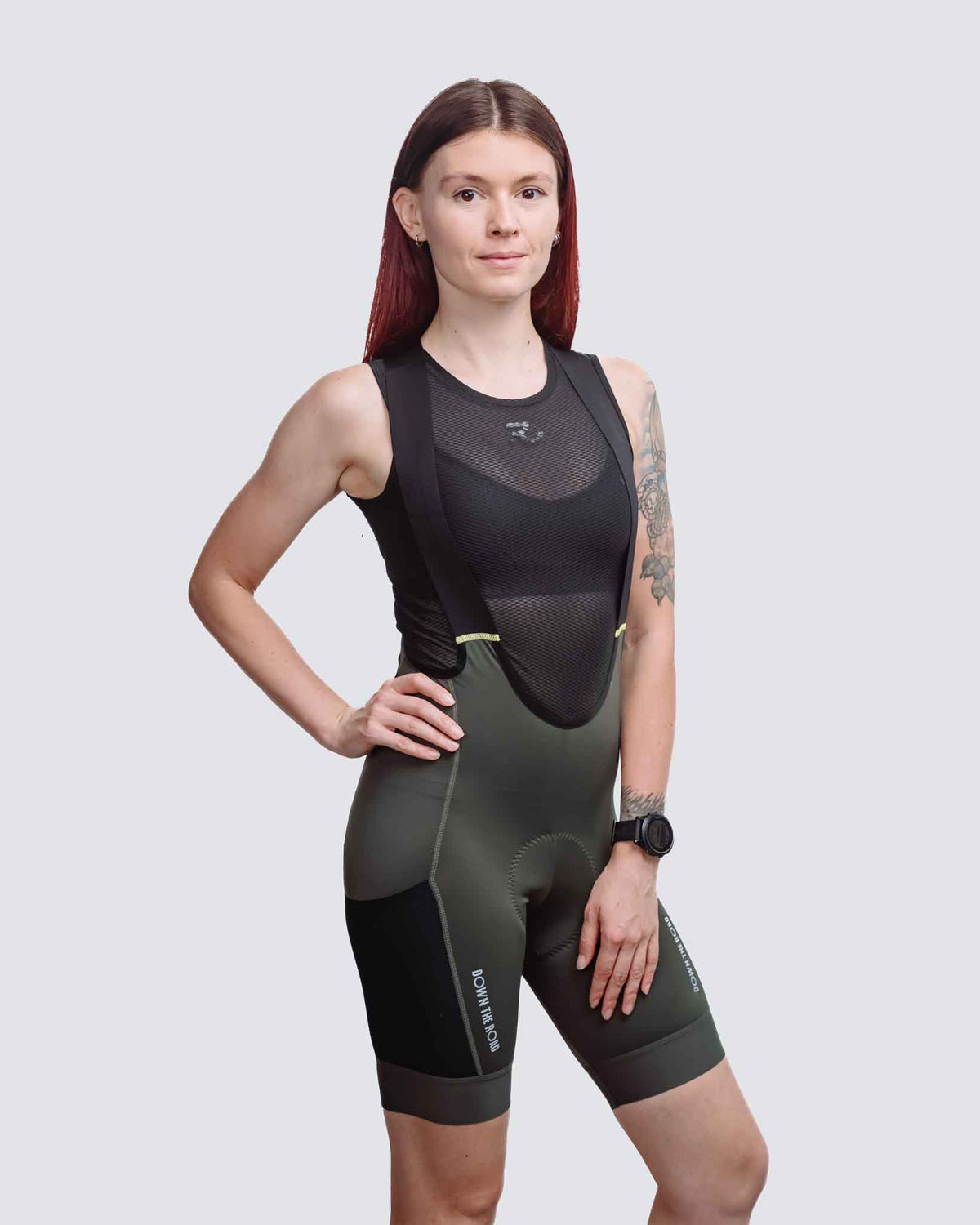 Culotte Gravel Cargo Mujer — Forest Green