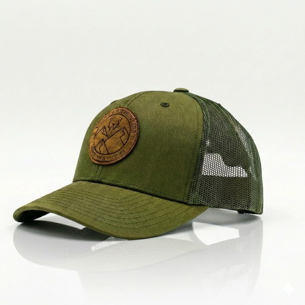 YWH leather patch cap