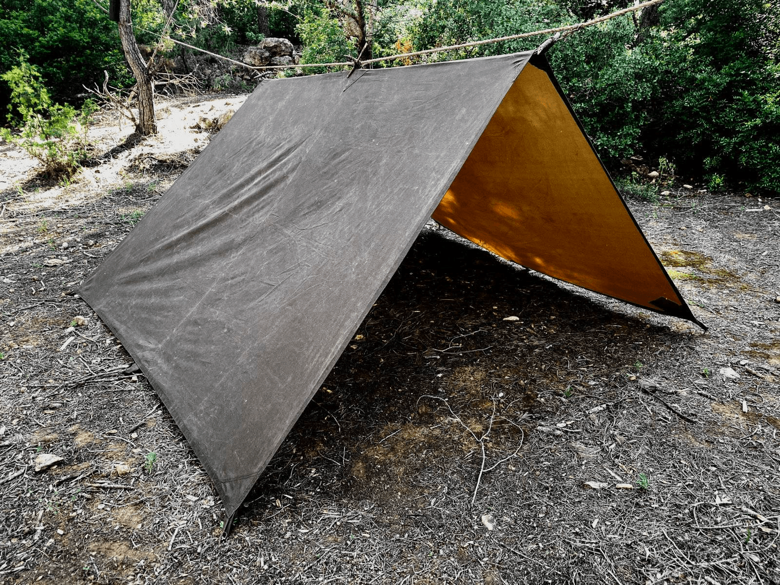 Lona genuina de piel encerada Nessmuk - Young Wild Hunters