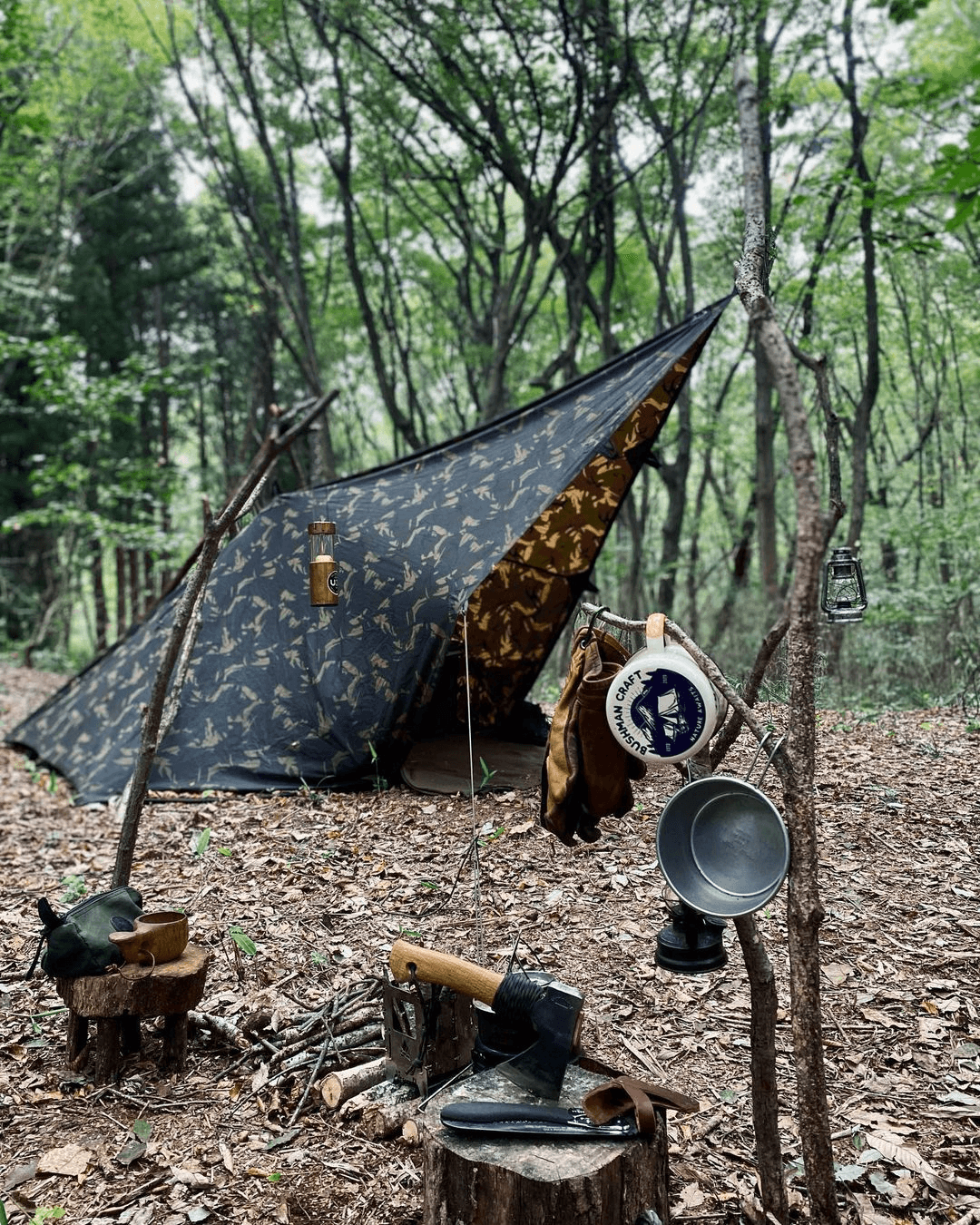 Lona Oilskin Prepper Camo de edición limitada - Young Wild Hunters