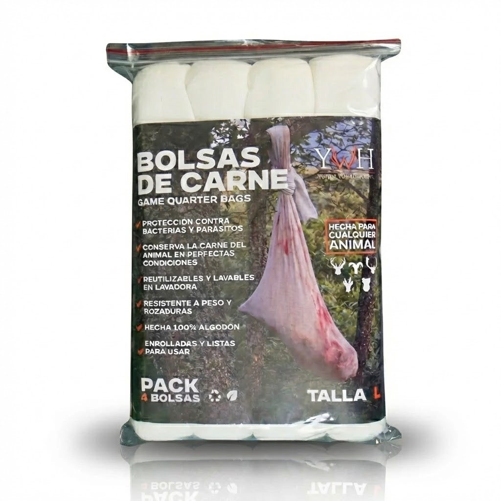 Pack of 4 Young Wild Hunters meat transport bags
