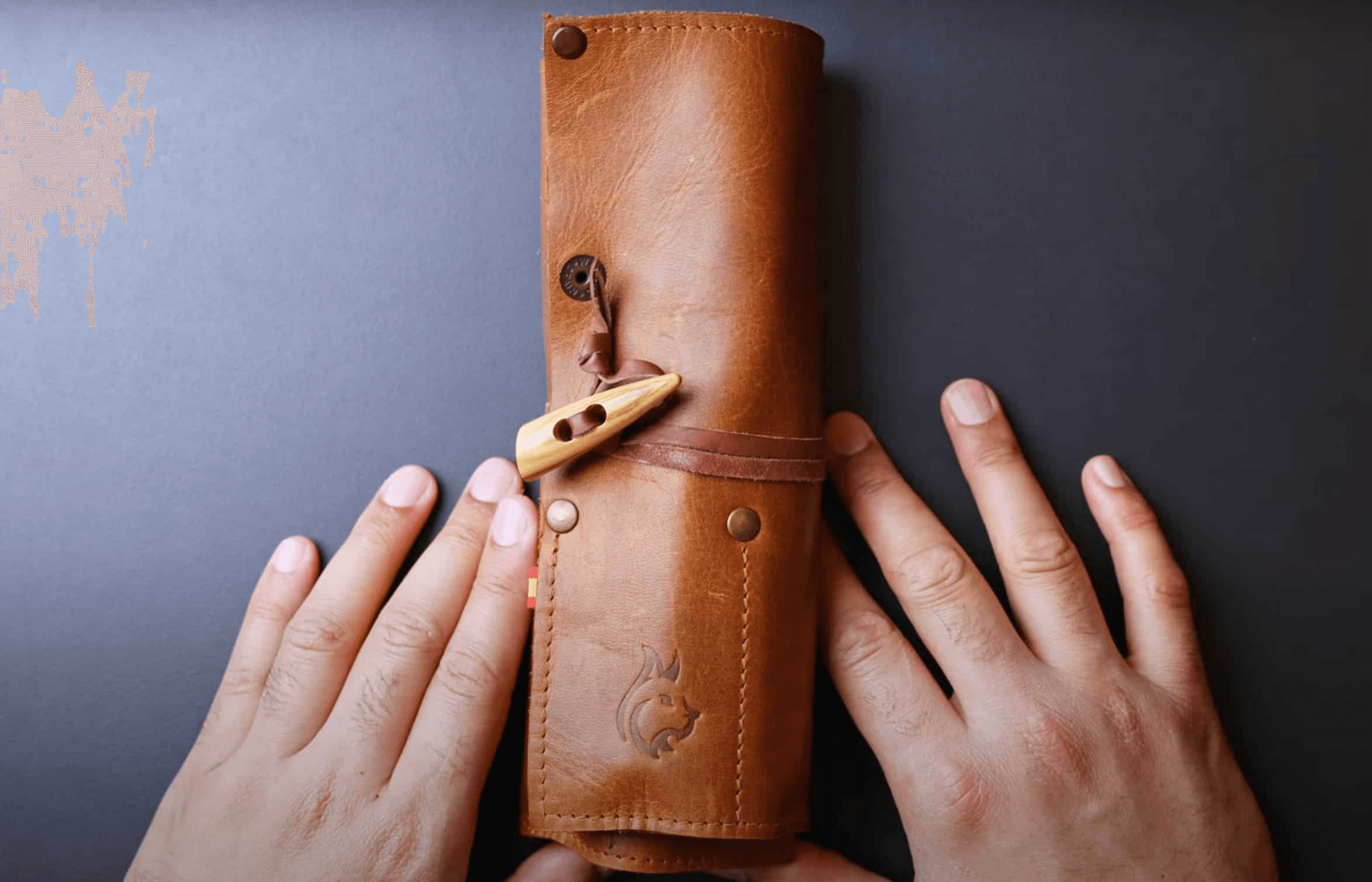 Rollo de herramientas de cuero - Young Wild Hunters