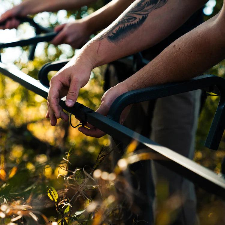 TREE LADDER WITH SAFETY ROPE - Young Wild Hunters