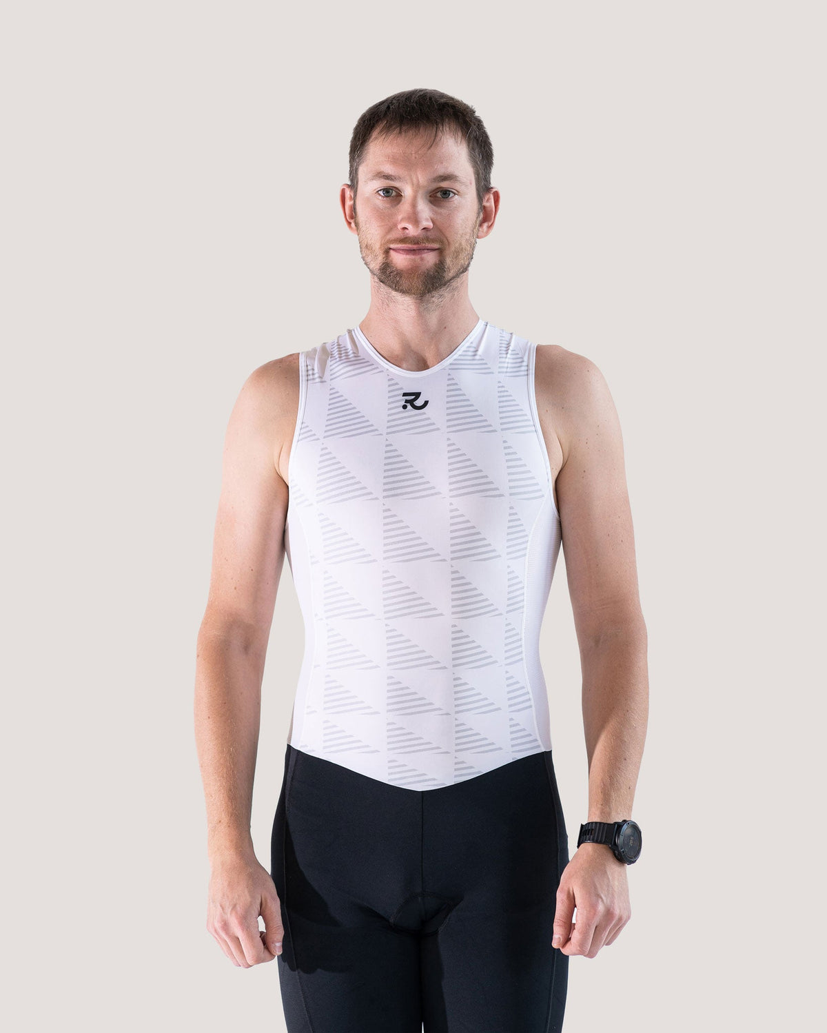 Tritraje Lead Out Sin Mangas Hombre — Classy White
