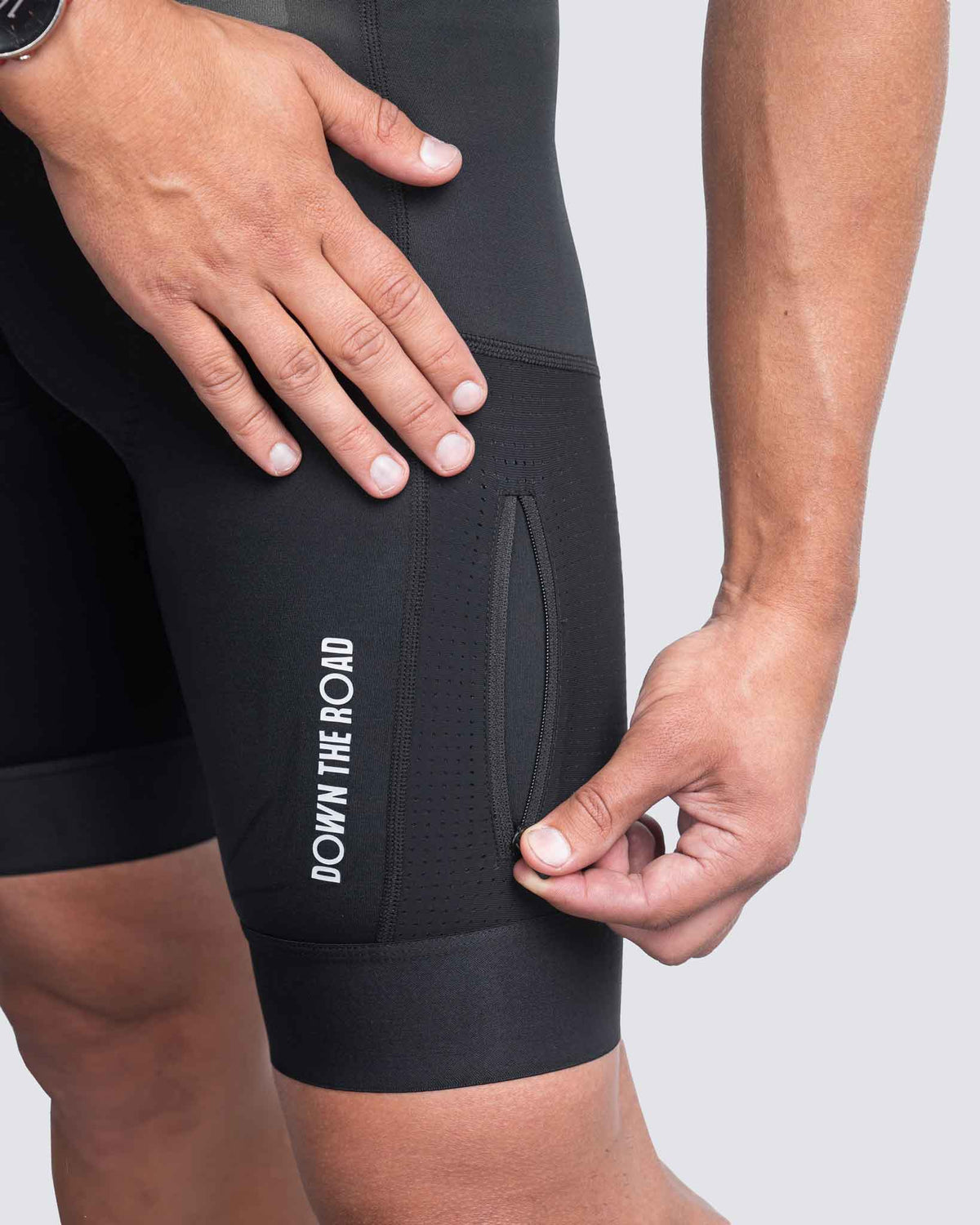 Culotte Gravel Cargo Hombre — Base Black
