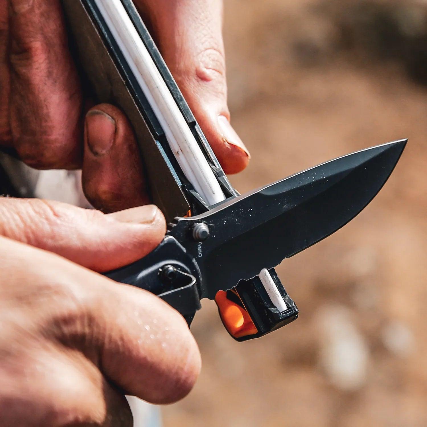 Afilador de cuchillos de campo guiado de 5 caras Work Sharp - Young Wild Hunters