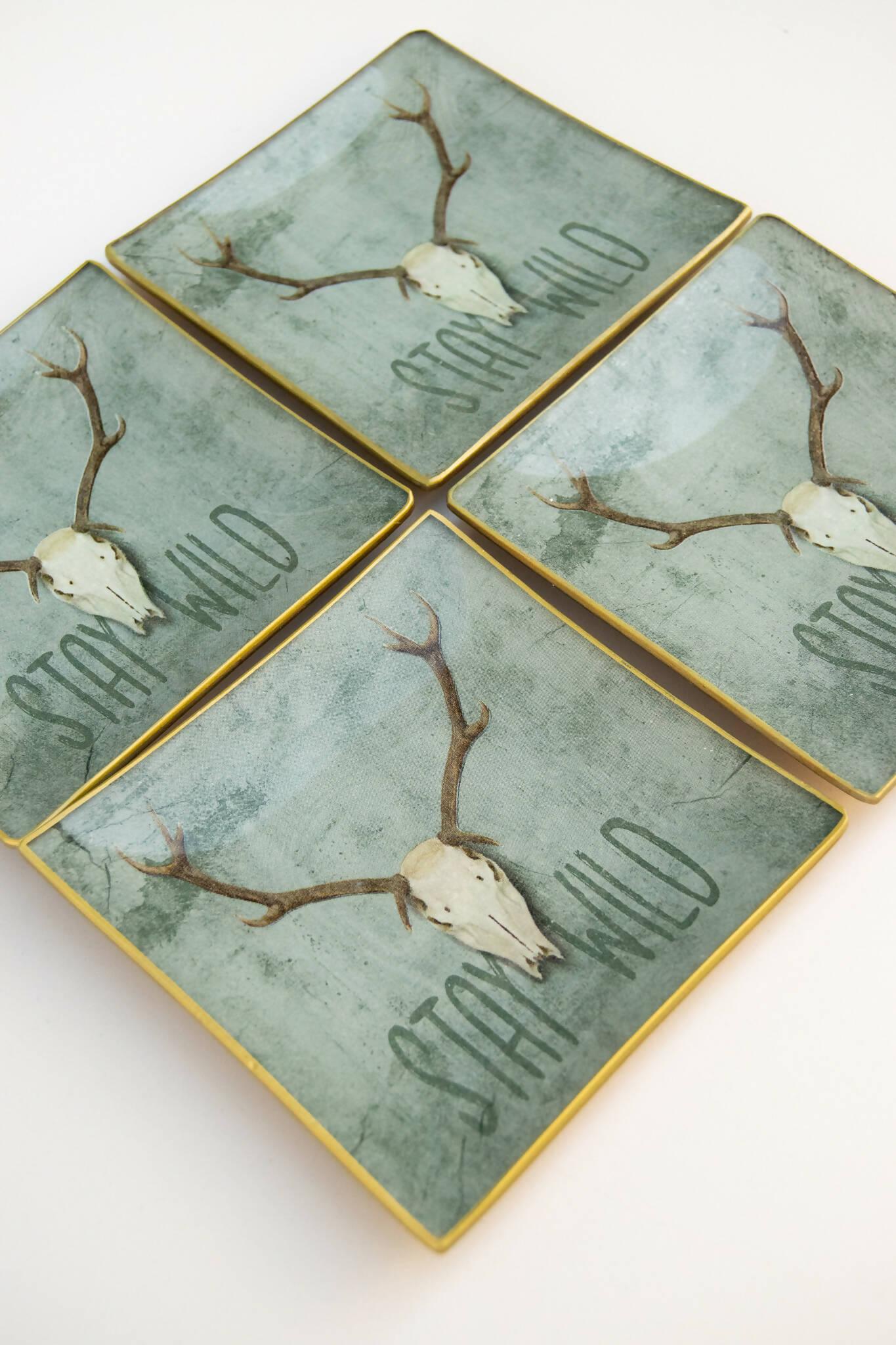 STAY WILD Conjunto 4 piezas Tellerwelt - Young Wild Hunters