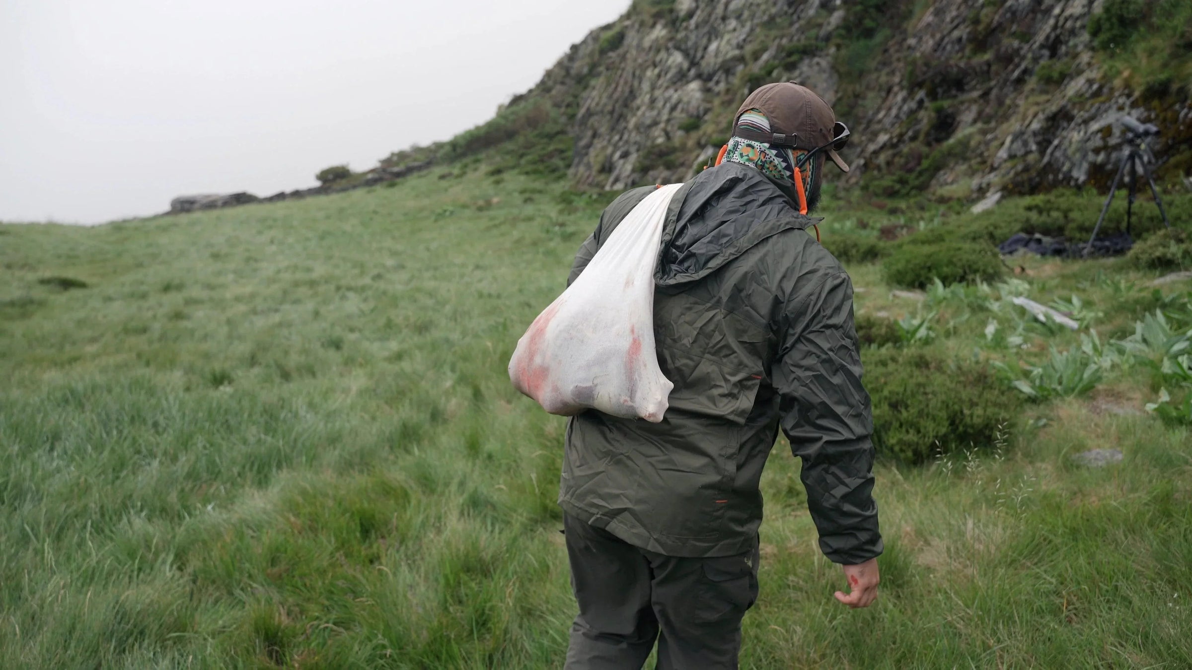 bolsas para transporte de carne de caza en el campo