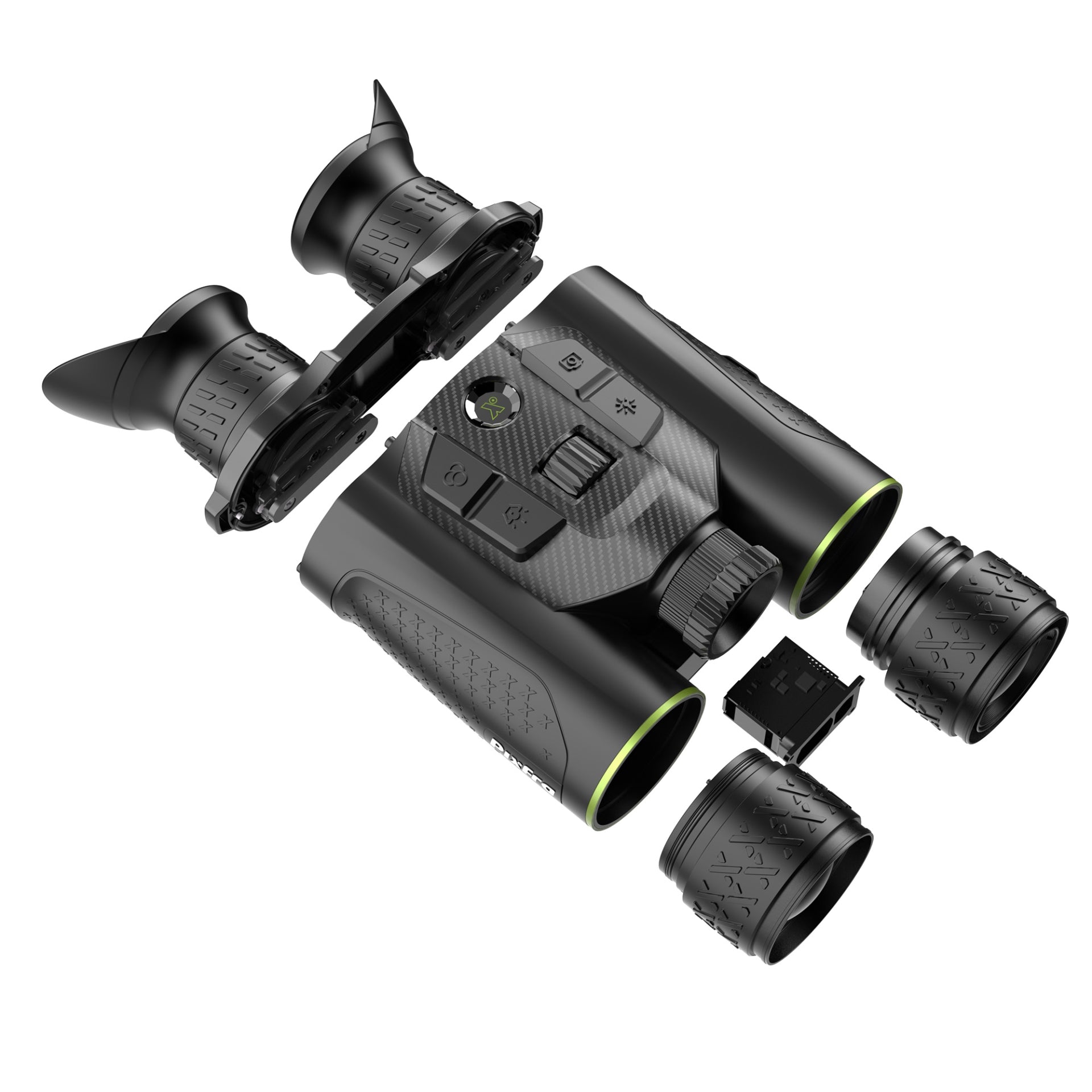 PIXFRA Draco · Prismáticos Térmicos 4K LRF