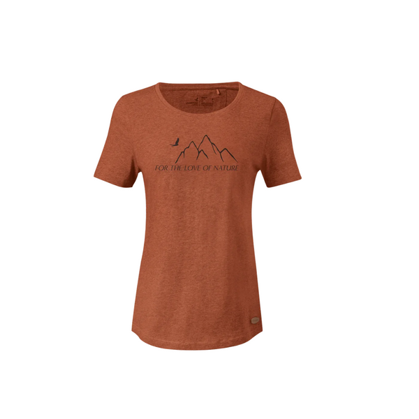 Women's T-shirt with Swarovski Optik mountain