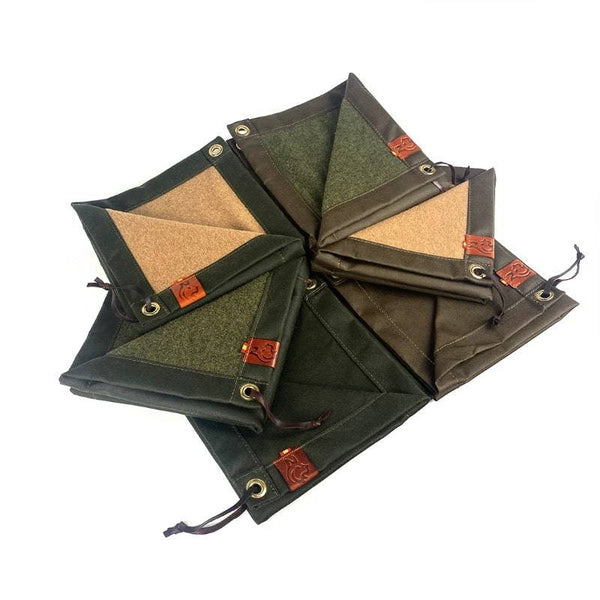 Rubber and wool wool mat