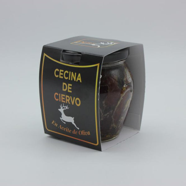 Tarro de Cecina de ciervo en aceite de oliva