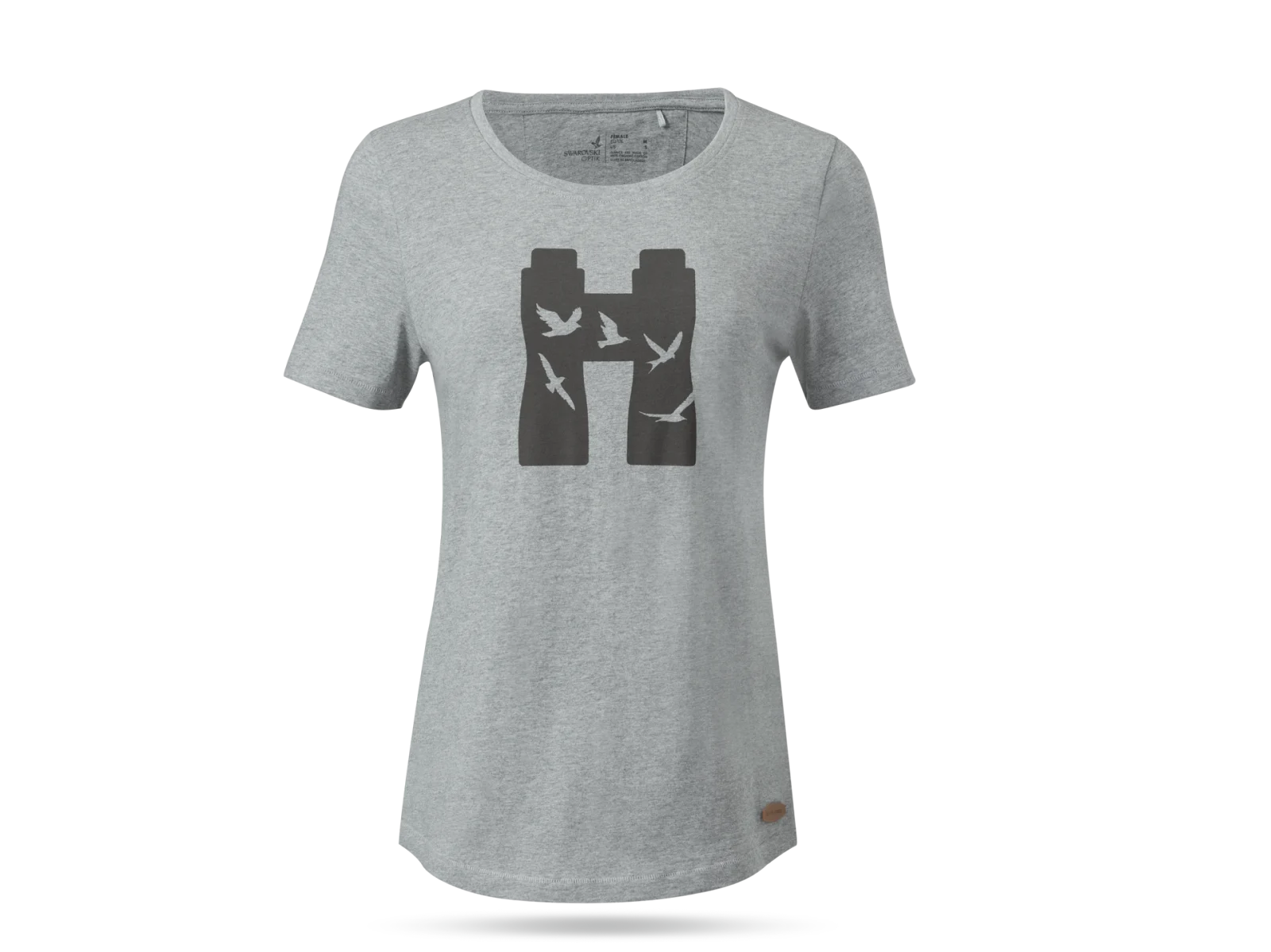 Women's T-shirt with Swarovski Optik birds