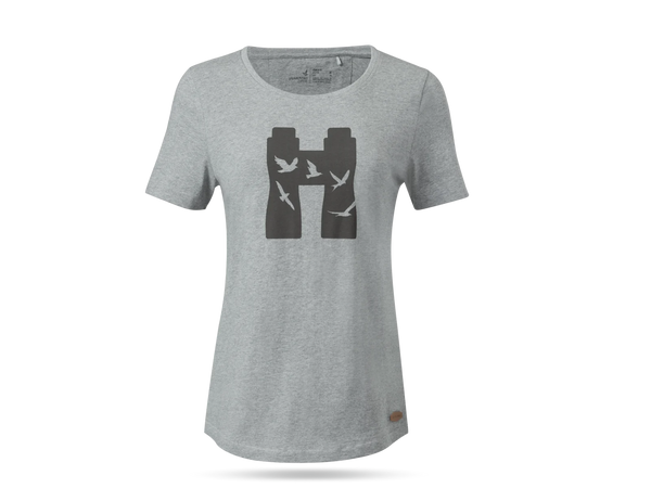 Women's T-shirt with Swarovski Optik birds