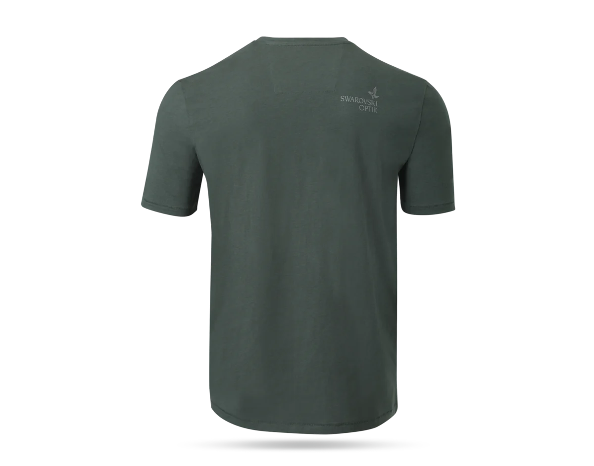 Men's T-shirt with Swarovski Optik deer 