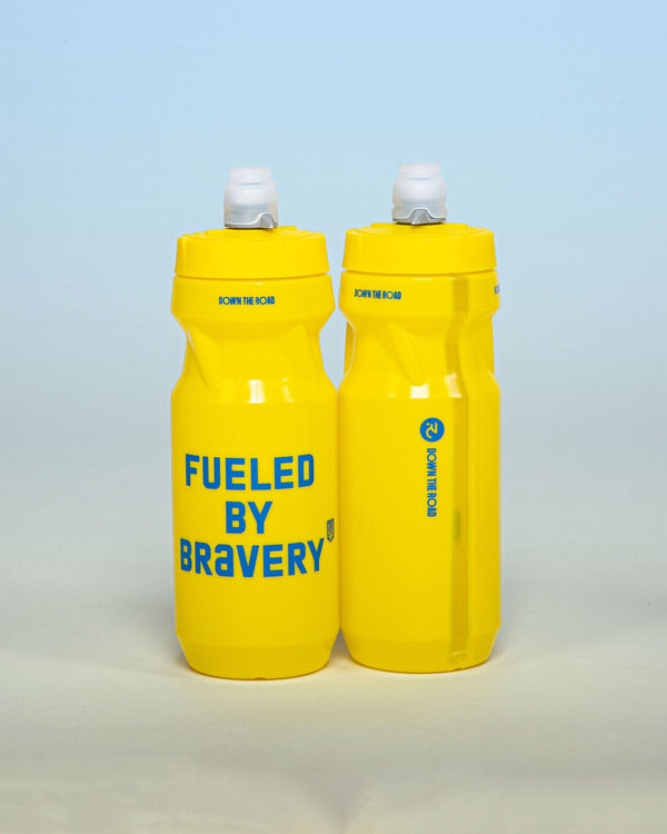 Bidón de Ciclismo Fueled by Bravery 610 ml