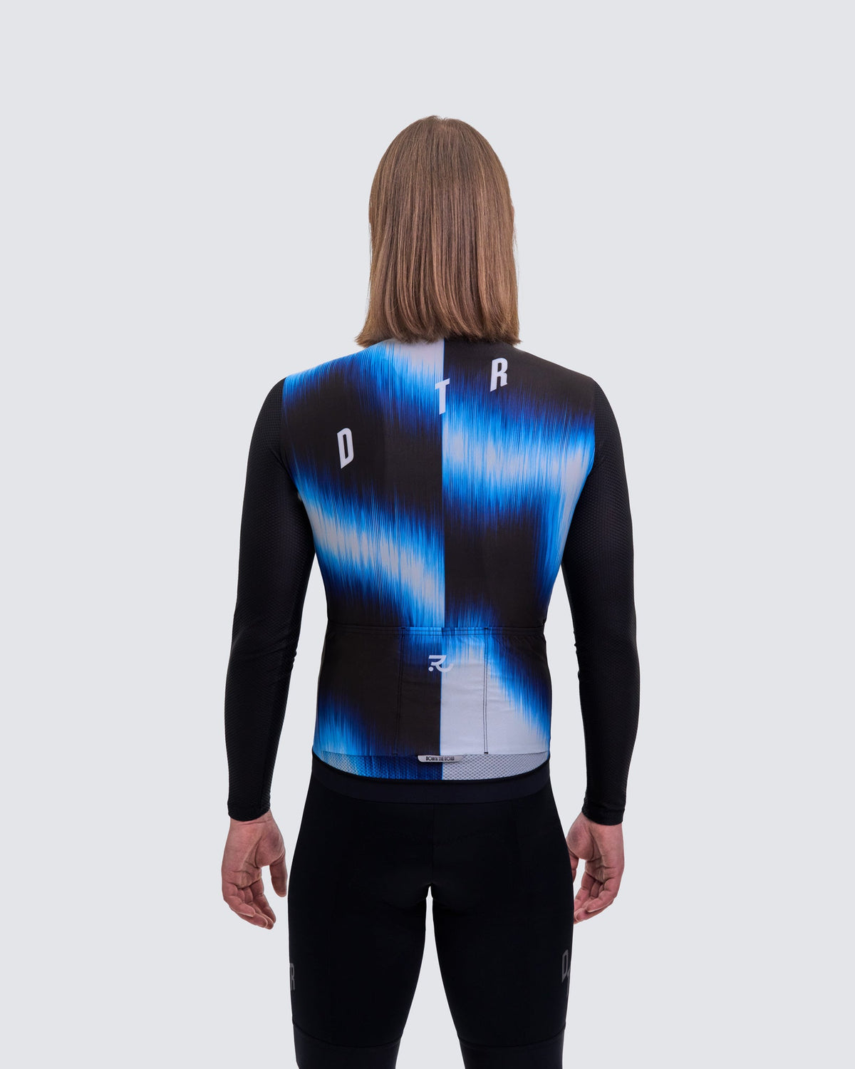 Maillot Manga Larga Resilience Hombre — Blue and Black