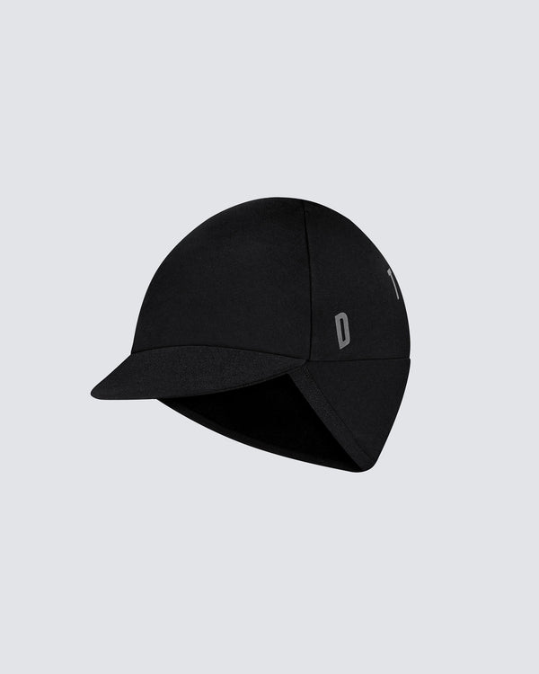Gorra Térmica de Ciclismo con Visera — Racing Black