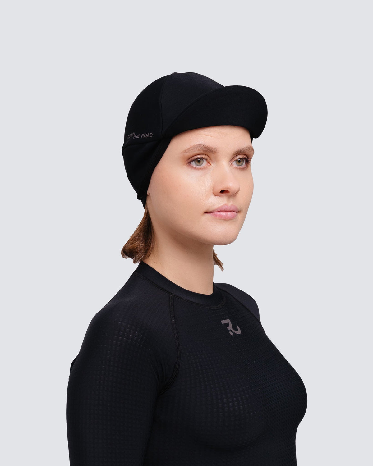 Gorra Térmica de Ciclismo con Visera — Racing Black