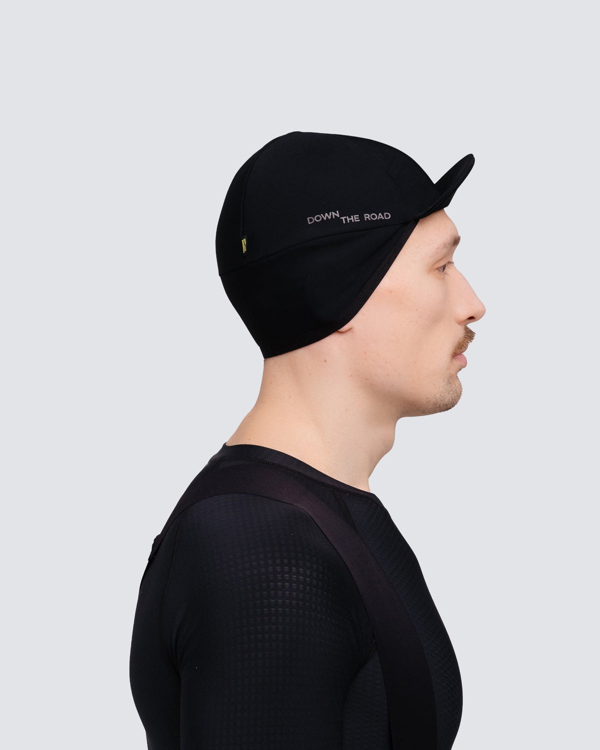 Gorra Térmica de Ciclismo con Visera — Racing Black