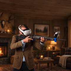 Simulador de caza GAIM x Blaser R8 con Meta Quest