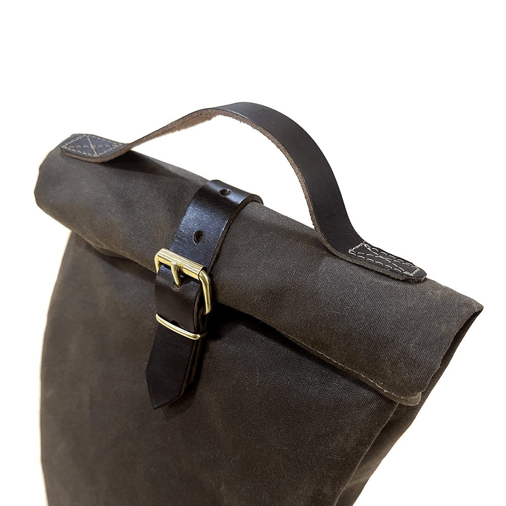 Bolsa de almuerzo de lona encerada - Young Wild Hunters