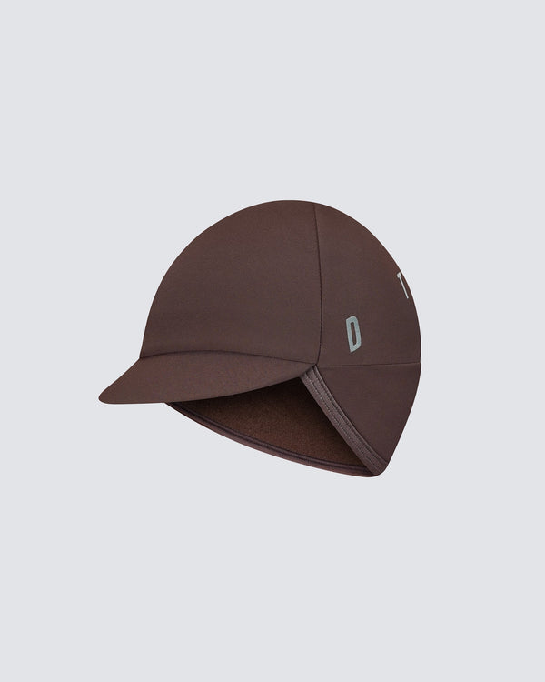 Gorra Térmica de Ciclismo con Visera — Terra Brown