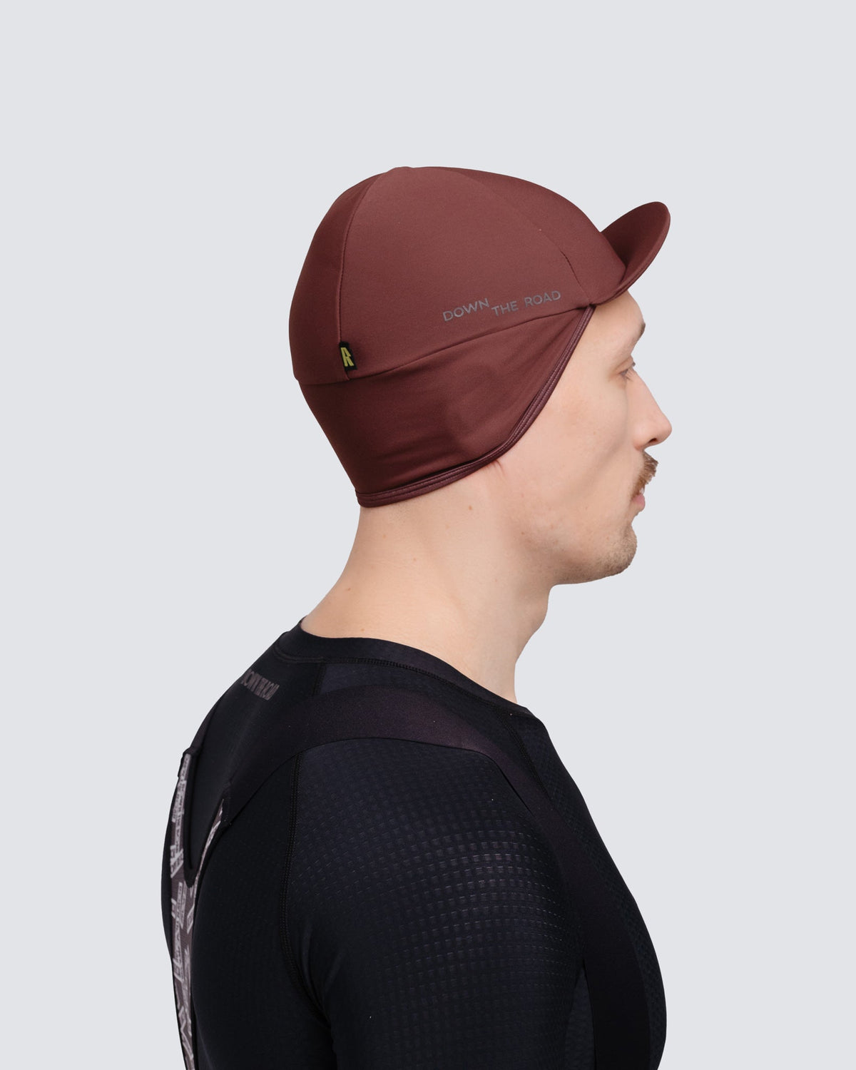 Gorra Térmica de Ciclismo con Visera — Terra Brown