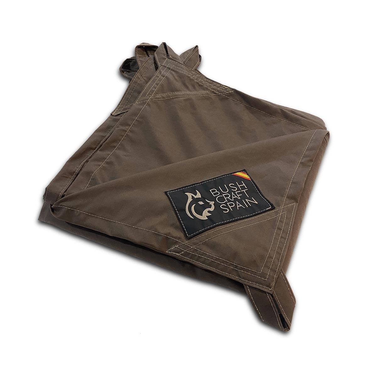 8x8ft Bushcraft Spain Waxed Leather Tarp