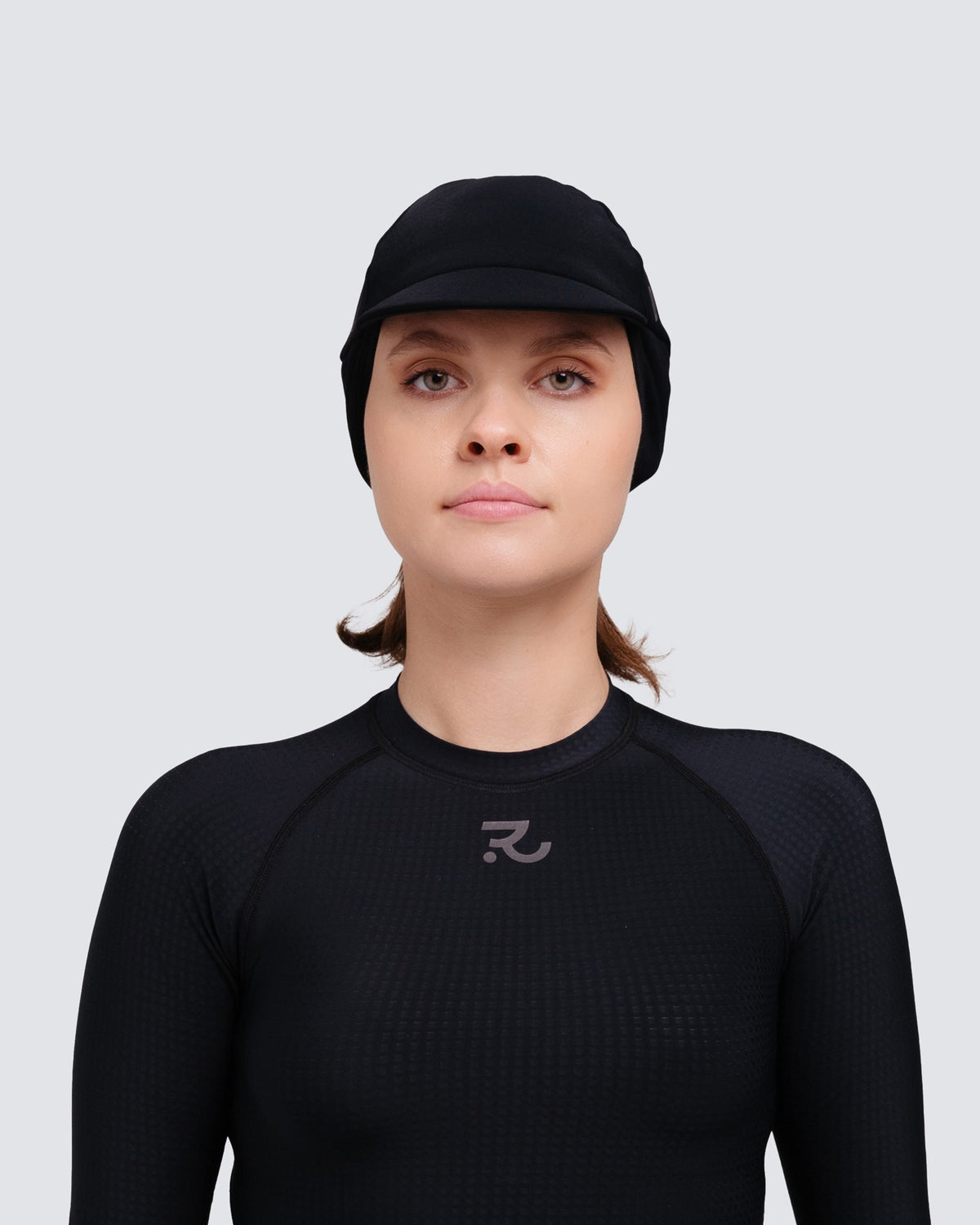 Gorra Térmica de Ciclismo con Visera — Racing Black
