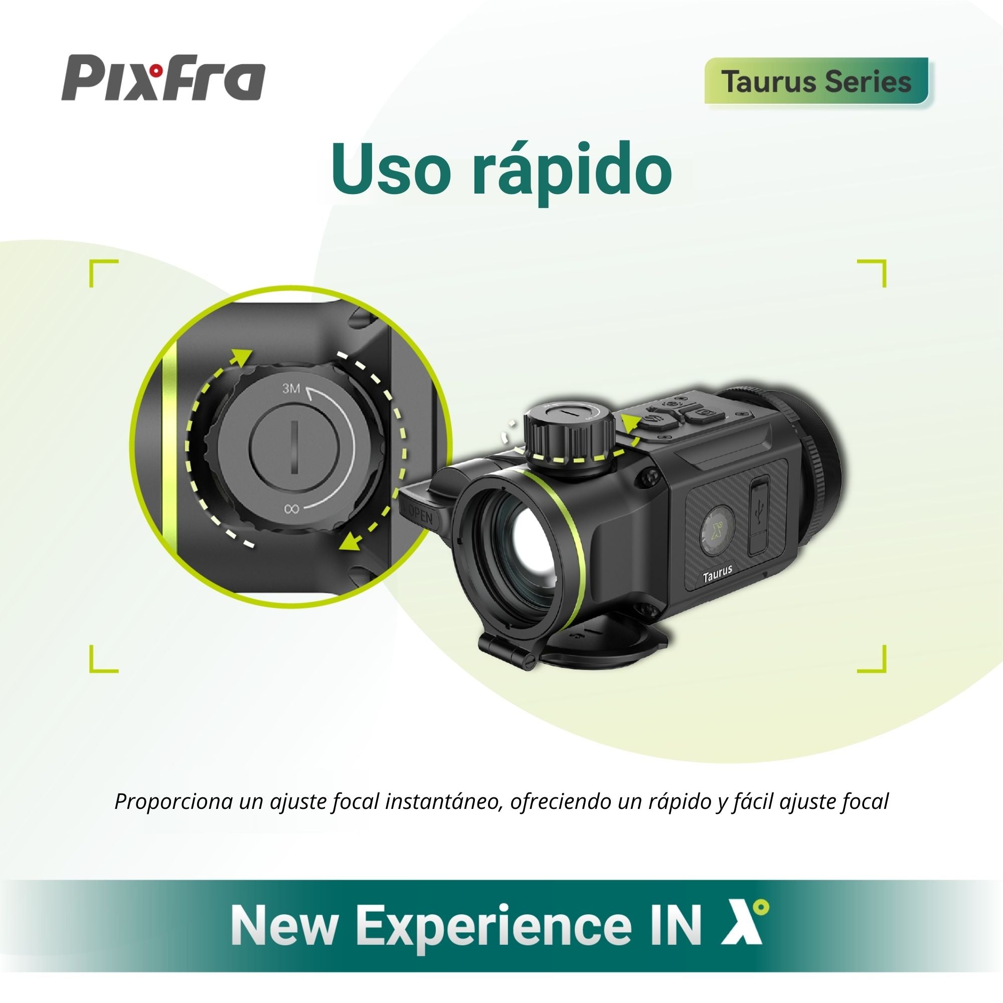 PIXFRA Taurus · Clip-on Térmico