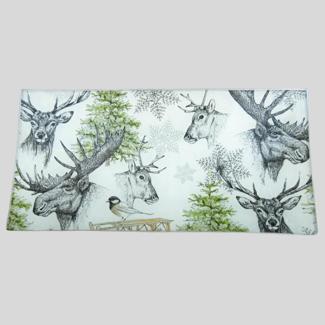 Wild Cold Tellerwelt glass plate