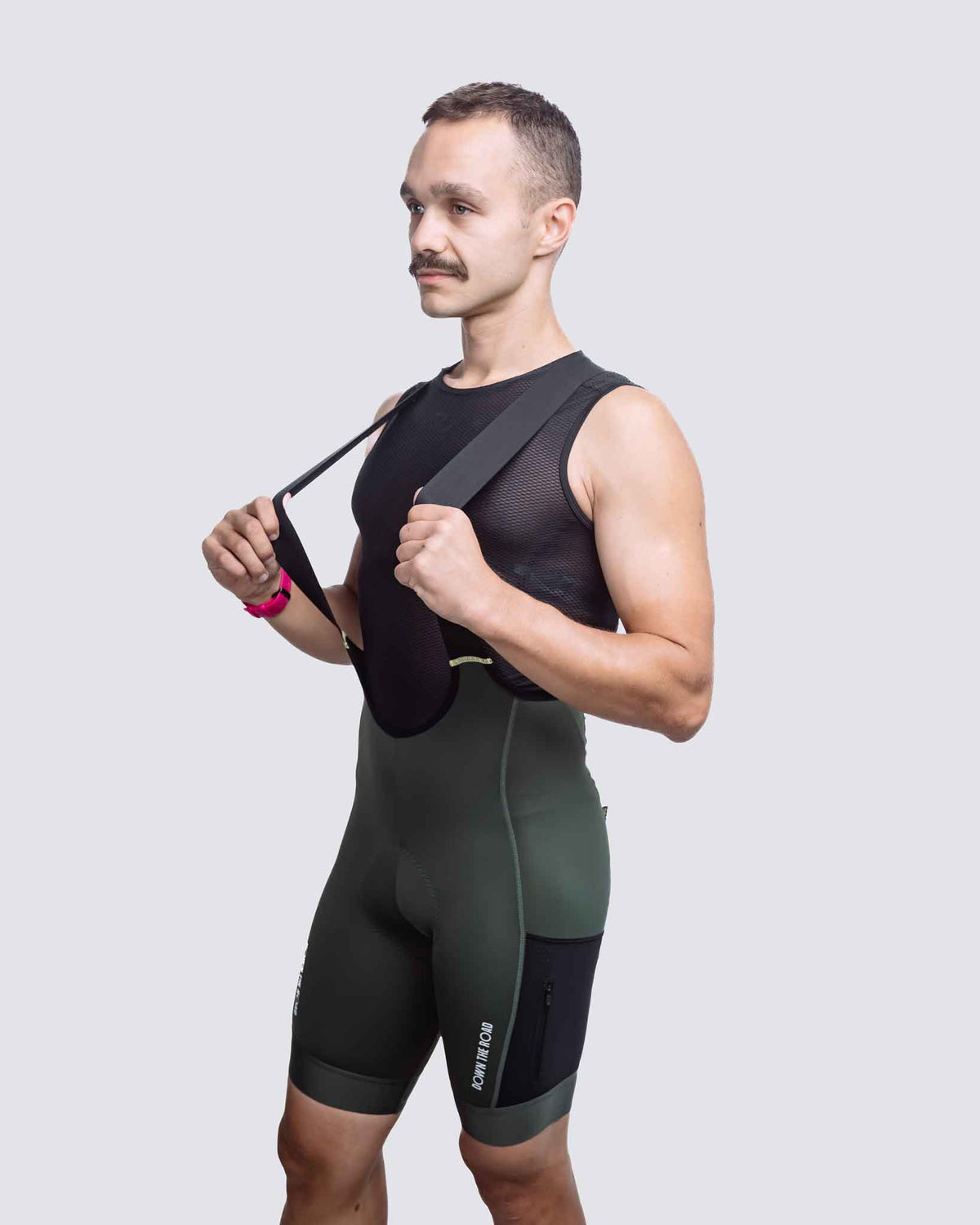 Culotte Gravel Cargo Hombre — Forest Green