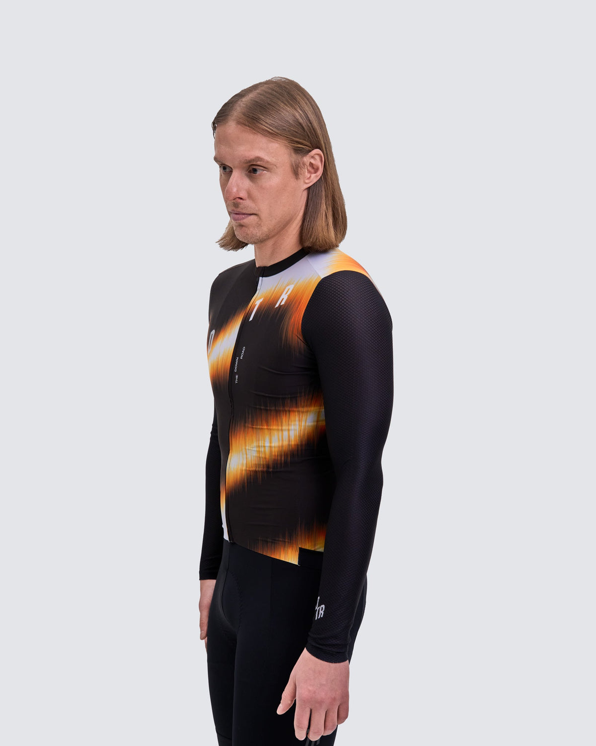Maillot Manga Larga Resilience Hombre — Brown and Black
