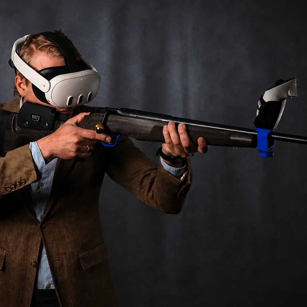 Blaser R8 convertido en simulador de caza VR con GAIM