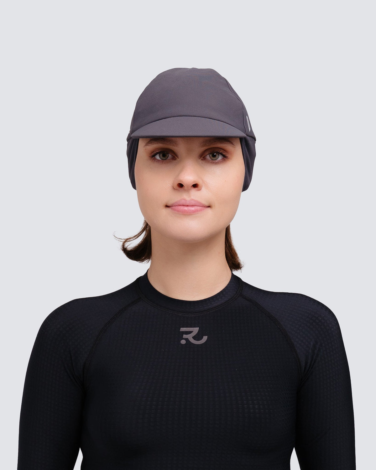 Gorra Térmica de Ciclismo con Visera — Stone Grey