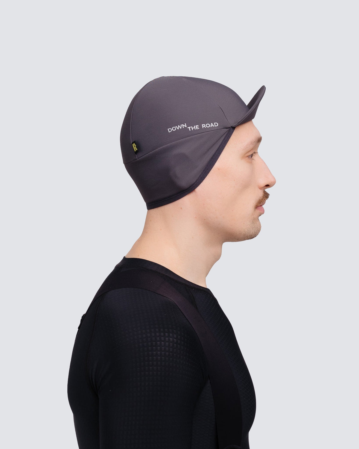 Gorra Térmica de Ciclismo con Visera — Stone Grey