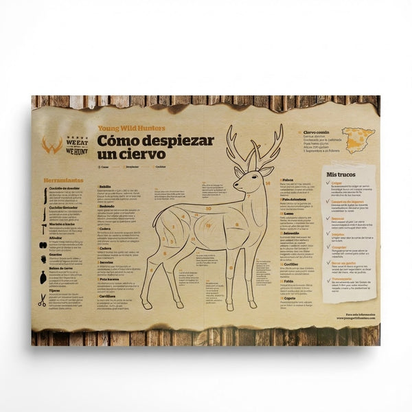 Deer Cutting Sheet - Young Wild Hunters