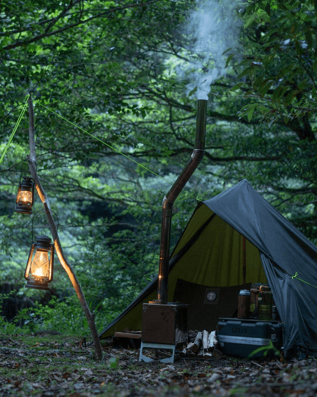 Lona de piel encerada Bushcraft España de 10x10 pies - Young Wild Hunters